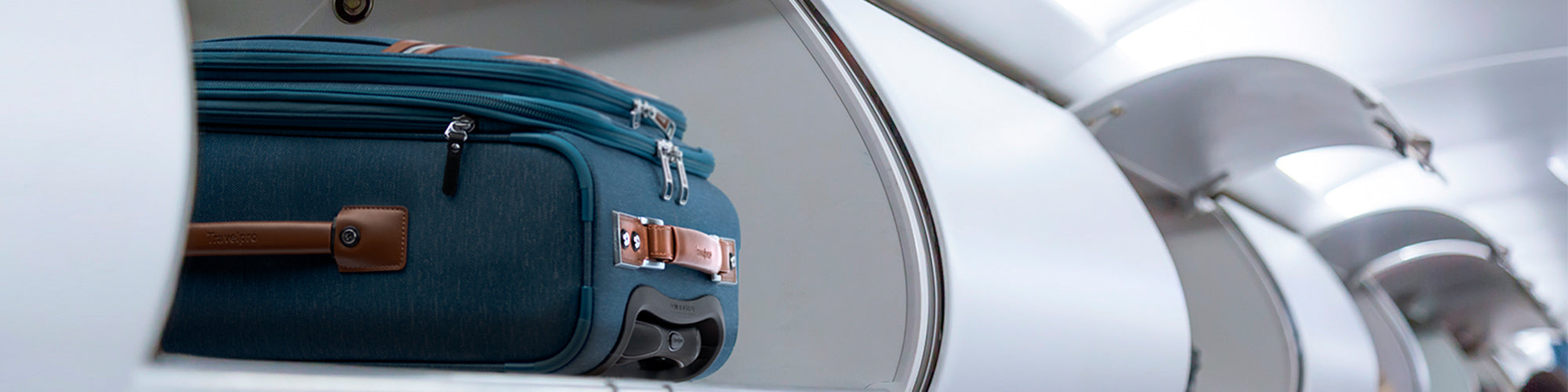 Travelpro carry-on luggage size is the perfect for the overhead compartment of most airplanes.